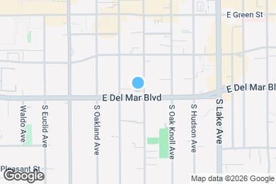 Map image of the property - 625 E Del Mar Blvd