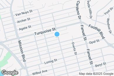 Map image of the property - 1079 Sapphire St