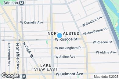 Map image of the property - 726 W Roscoe St