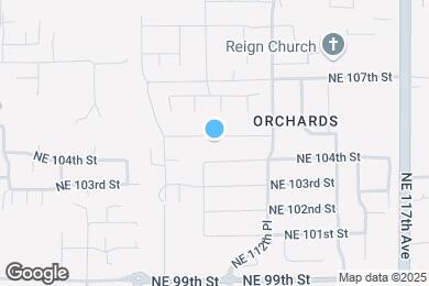 Map image of the property - 10905 NE 105th St