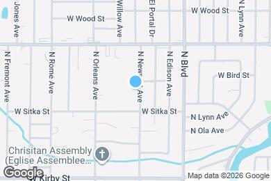 Map image of the property - 8114 N Newport Ave