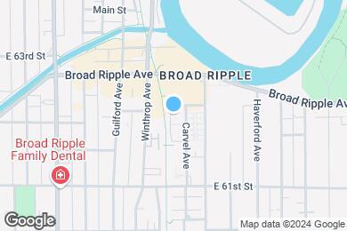 Map image of the property - Broad Ripple Apartments