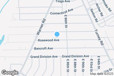 Map image of the property - 8409 Rosewood Ave