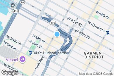 Map image of the property - 455 W 37th St