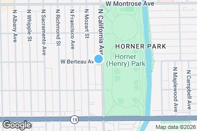 Map image of the property - 4152 N California Ave