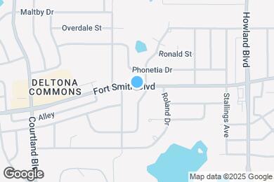 Map image of the property - 205 Fort Smith Blvd