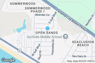Map image of the property - 403 E Gulf Blvd