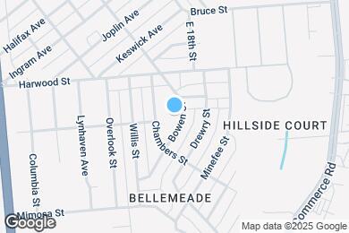 Map image of the property - 1409 Bowen St