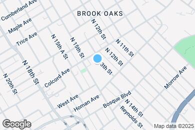Map image of the property - 1408 N 13th St