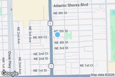 Map image of the property - 626 NE 4th Ct