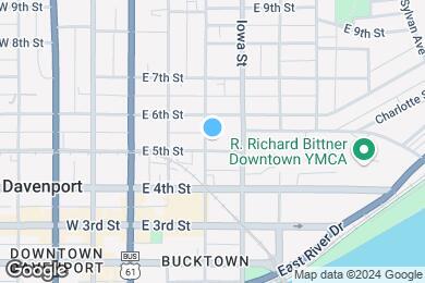 Map image of the property - Pershing Hill Lofts