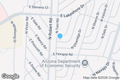 Map image of the property - 8320 E Sommer Dr