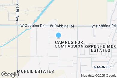 Map image of the property - 1625 W la Mirada Dr