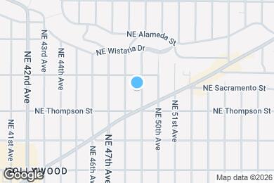 Map image of the property - 2405 NE 49th Ave