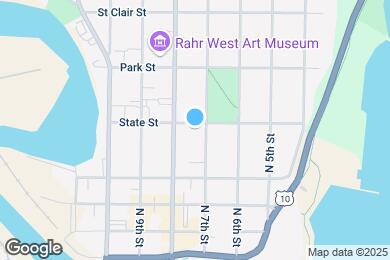 Map image of the property - 707 State Street