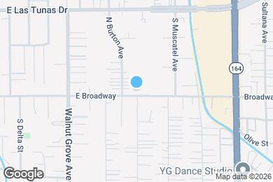 Map image of the property - 1285 E Broadway
