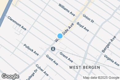 Map image of the property - 418 W Side Ave