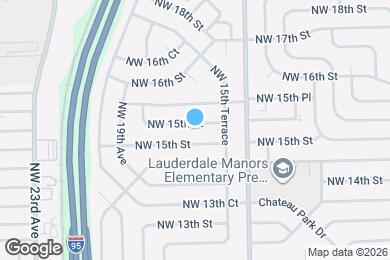 Map image of the property - 1608 NW 15th Ct