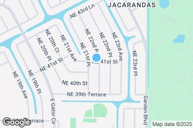 Map image of the property - 4026 NE 22nd Ave