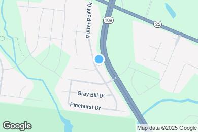 Map image of the property - 186 Putter Point Dr