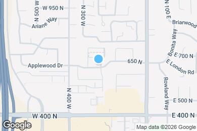 Map image of the property - 272 W 650 N