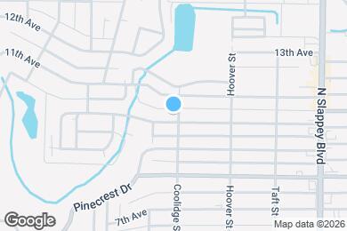 Map image of the property - 1401 10th Ave