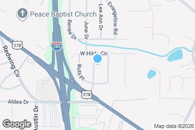 Map image of the property - 1368 Margarette Dr