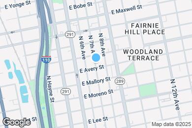 Map image of the property - 1806 N 7th Ave