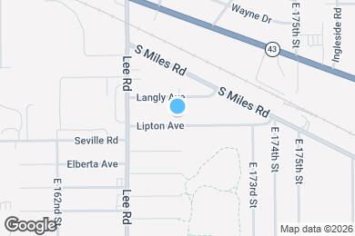 Map image of the property - 16805 Lipton Ave