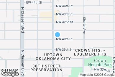 Map image of the property - 1015 NW 40th St