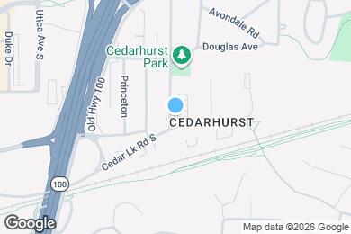 Map image of the property - 4406 Cedar Lake Rd