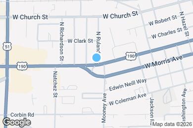 Map image of the property - 105 N Ruland St