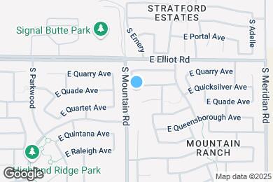 Map image of the property - 11219 E Quicksilver Ave