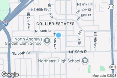 Map image of the property - 5655 NE 5th Terrace