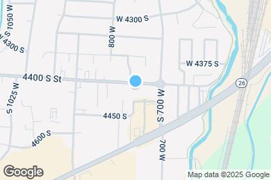 Map image of the property - 757 W 4400 S