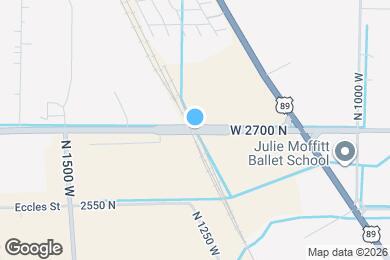 Map image of the property - 255 W 2700 N