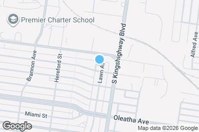 Map image of the property - 3325 Lawn Ave