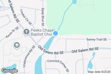Map image of the property - 1900 Surrey Trail SE