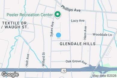 Map image of the property - 1101 Easton Rd