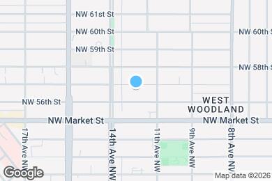 Map image of the property - 1125 NW 57th St