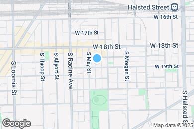 Map image of the property - 1122 W 19th St