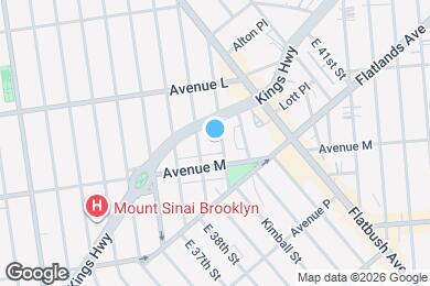 Map image of the property - 1358 EAST 38 STREET