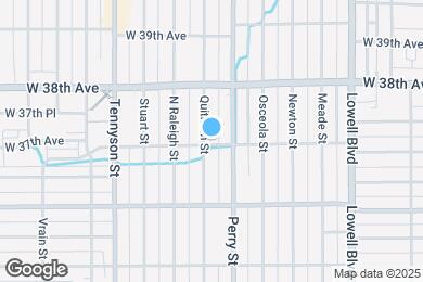 Map image of the property - 3702 Quitman St