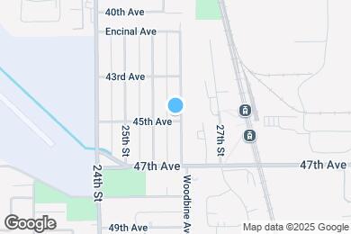 Map image of the property - 2609 45th Ave