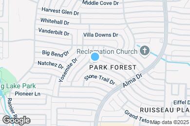Map image of the property - 1109 Acadia Dr