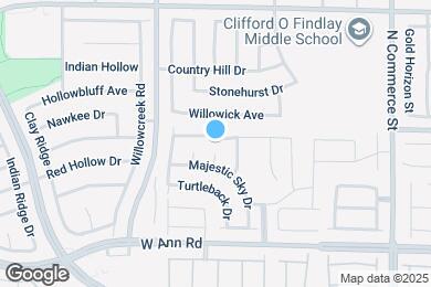 Map image of the property - 621 W Bright Lights Ave