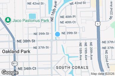 Map image of the property - 3801 NE 16th Ter
