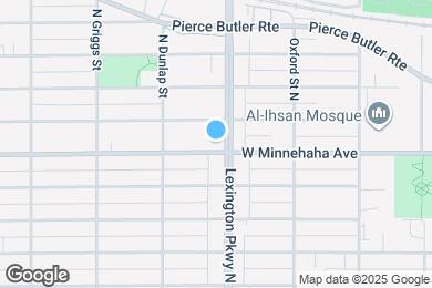 Map image of the property - 1111 W Minnehaha Ave