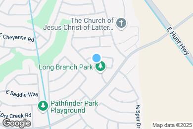Map image of the property - 992 E Saddle Way
