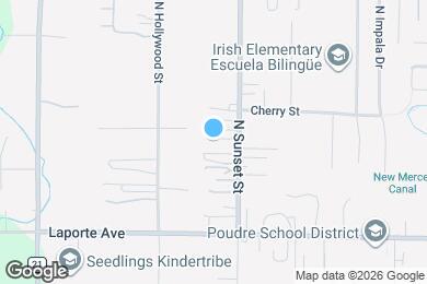 Map image of the property - 325 N Sunset St